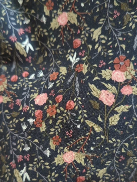 Women's Brown Floral Faux-Sherpa Vest - Picture 4 of 4